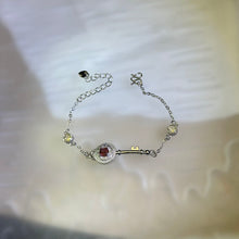 Load image into Gallery viewer, Ruby Garnet Citrine Bracelet 酒红石榴石黄水晶镶嵌手链
