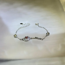 Load image into Gallery viewer, Ruby Garnet Citrine Bracelet 酒红石榴石黄水晶镶嵌手链
