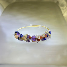 将图片加载到图库查看器，Multi-Crystals Adjustable Bangle 多宝水晶活口手镯
