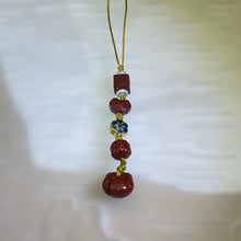 将图片加载到图库查看器，Cinnabar RuYi Ornament Cell Phone Charm Key Charm Bag Charm 紫金砂朱砂如意挂饰手机链钥匙链包挂
