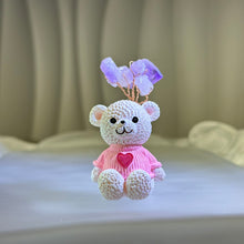 Load image into Gallery viewer, Amethyst Tree Teddy Bear 紫水晶发财树招财树小熊
