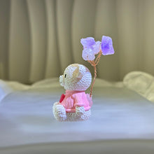 Load image into Gallery viewer, Amethyst Tree Teddy Bear 紫水晶发财树招财树小熊
