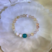 Load image into Gallery viewer, Cherry Blossom Agate Amazonite Beads Bracelet 樱花玛瑙天河石手串
