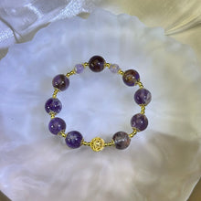 将图片加载到图库查看器，Phantom Amethyst Beads Bracelet 幽灵紫水晶手串
