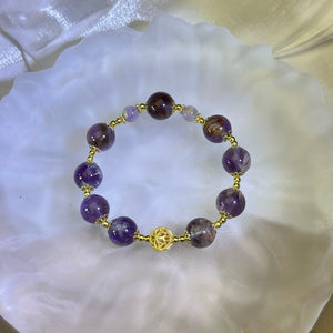 Phantom Amethyst Beads Bracelet 幽灵紫水晶手串