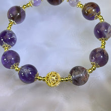 将图片加载到图库查看器，Phantom Amethyst Beads Bracelet 幽灵紫水晶手串
