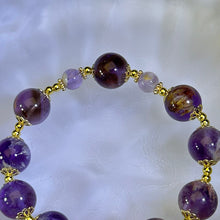 将图片加载到图库查看器，Phantom Amethyst Beads Bracelet 幽灵紫水晶手串
