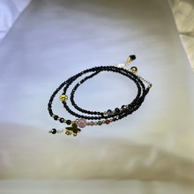 Load image into Gallery viewer, Black Tourmaline Beads Bracelet 黑色碧玺珠链手链
