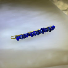 将图片加载到图库查看器，Lapis Lazuli Hair Clip 青金石发夹
