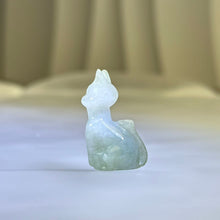 将图片加载到图库查看器，Green Jade Cat 糯种油青猫咪
