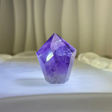 将图片加载到图库查看器，Amethyst Point Tower 紫水晶单尖六棱柱
