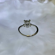 将图片加载到图库查看器，Clear Quartz Bee Adjustable Ring 白水晶镶嵌蜜蜂活口戒指
