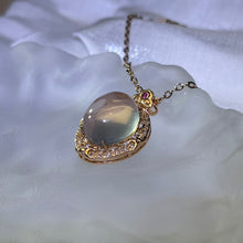 Load image into Gallery viewer, Rose Quartz Pendant 粉水晶镶嵌吊坠
