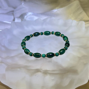 Malachite Beads Bracelet 孔雀石手串