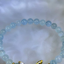 Load image into Gallery viewer, Aquamarine Beads Bracelet 海蓝宝手串
