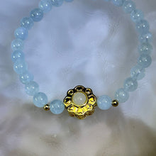 Load image into Gallery viewer, Aquamarine Beads Bracelet 海蓝宝手串
