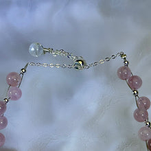 Load image into Gallery viewer, Rose Quartz Beads Bracelet 粉水晶珠链手链
