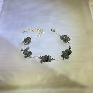 Labradorite Beads Bracelet 拉长石珠链手链