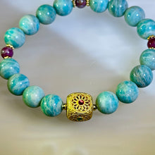 Load image into Gallery viewer, Amazonite Beads Bracelet 天河石手串
