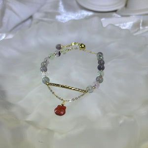 Fluorite Beads Bracelet 萤石珠链手链