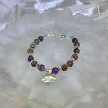 Load image into Gallery viewer, Super Seven Amethyst Beads Bracelet 超七水晶珠链手链
