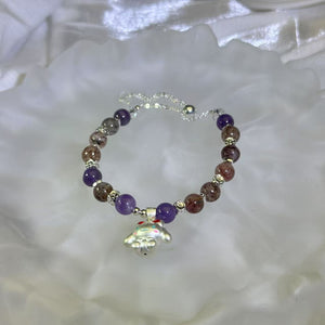 Super Seven Amethyst Beads Bracelet 超七水晶珠链手链