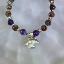 Load image into Gallery viewer, Super Seven Amethyst Beads Bracelet 超七水晶珠链手链
