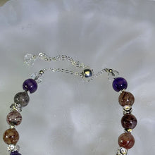 Load image into Gallery viewer, Super Seven Amethyst Beads Bracelet 超七水晶珠链手链
