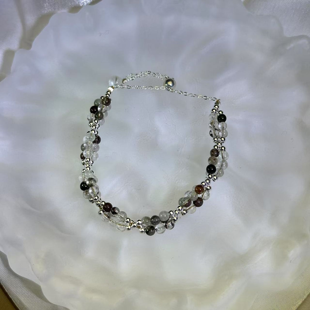 Phantom Quartz Beads Bracelet 幽灵水晶珠链手链