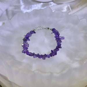 Amethyst Beads Bracelet 紫水晶珠链手链