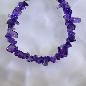 Amethyst Beads Bracelet 紫水晶珠链手链