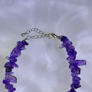 Amethyst Beads Bracelet 紫水晶珠链手链