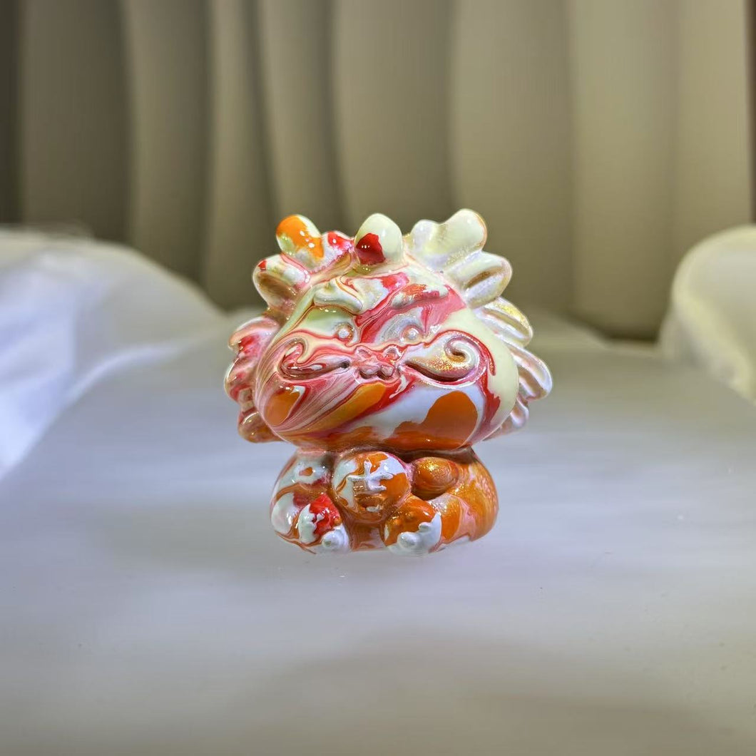 Chinese Lacquer Cypress Dragon 桧木大漆龙宝宝