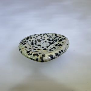 Dalmatian Jasper Love Heart 斑点石爱心