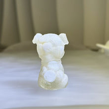 Load image into Gallery viewer, Tridacna Shell Resin Schnauzer Dog 砗磲滴胶雪纳瑞犬
