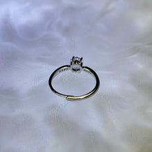 Load image into Gallery viewer, Amethyst Adjustable Ring 紫水晶镶嵌活口戒指
