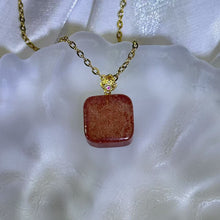 Load image into Gallery viewer, Red Strawberry Quartz Pendant 红色草莓晶吊坠
