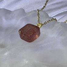 Load image into Gallery viewer, Red Strawberry Quartz Pendant 红色草莓晶吊坠
