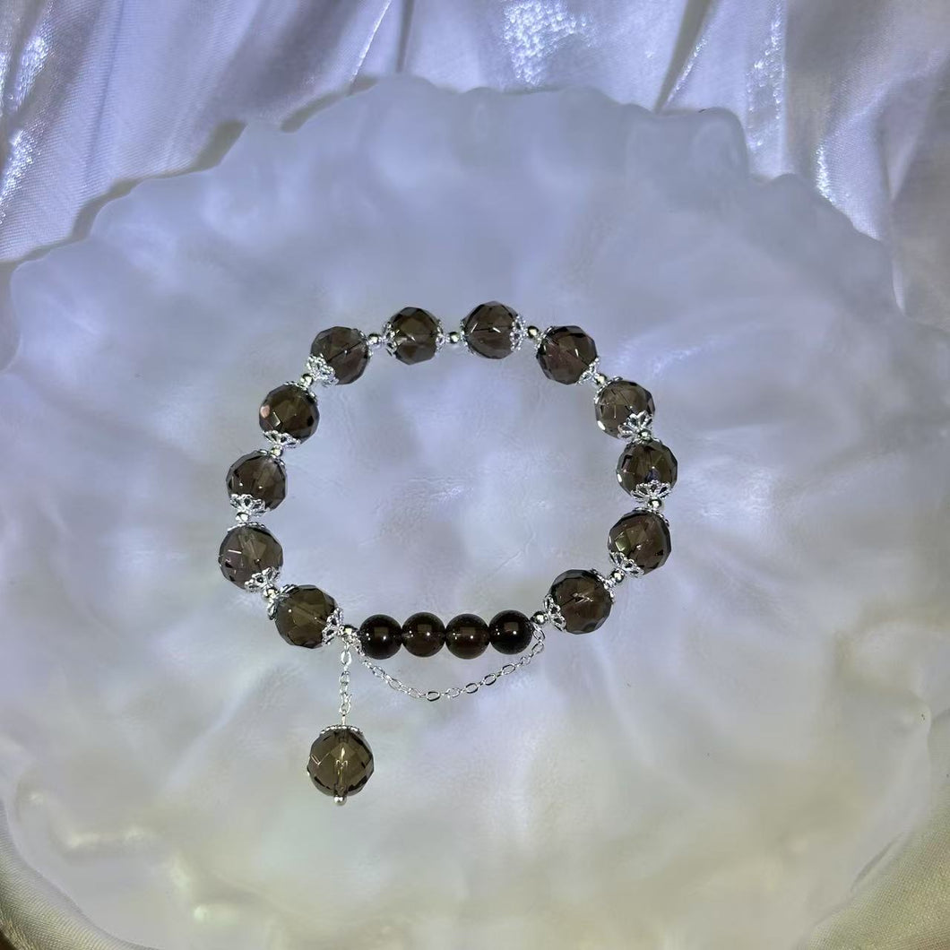 Smoky Quartz Beads Bracelet 茶水晶手串