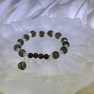 Smoky Quartz Beads Bracelet 茶水晶手串