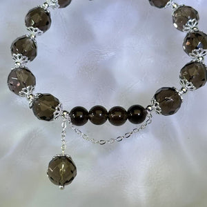 Smoky Quartz Beads Bracelet 茶水晶手串