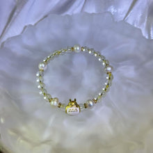 将图片加载到图库查看器，Citrine White Freshwater Pearl Beads Bracelet 黄水晶白色淡水珍珠手串
