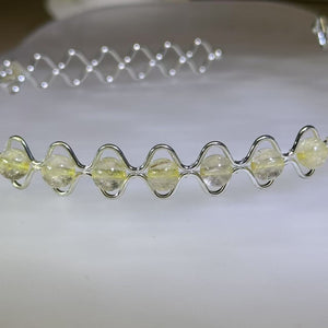 Golden Rutilated Quartz Hair Band 金发晶发箍