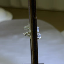 Load image into Gallery viewer, 925 Silver Moonstone Earrings 冰长石月光石镶嵌银耳钉
