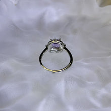 Load image into Gallery viewer, Amethyst Adjustable Ring 紫水晶镶嵌活口戒指
