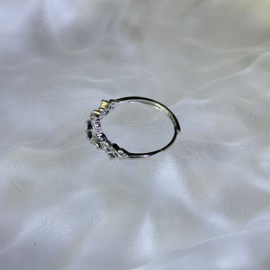 Blue Sapphire Adjustable Ring 蓝色蓝宝石镶嵌活口戒指