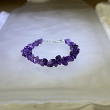 Load image into Gallery viewer, Amethyst Beads Bracelet 紫水晶珠链手链
