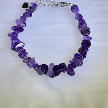 Load image into Gallery viewer, Amethyst Beads Bracelet 紫水晶珠链手链
