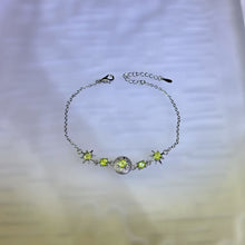 Load image into Gallery viewer, Peridot Bracelet 橄榄石镶嵌手链
