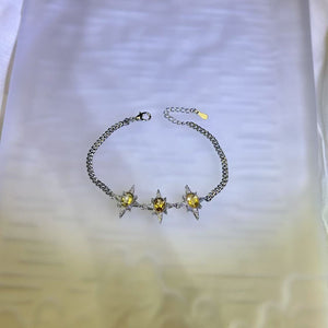 Citrine Bracelet 黄水晶镶嵌手链